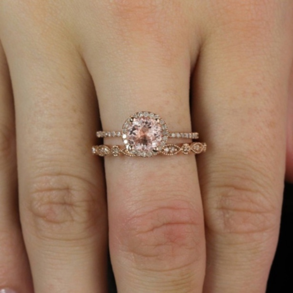 💕✨ROSE GOLD 2 SET RINGS